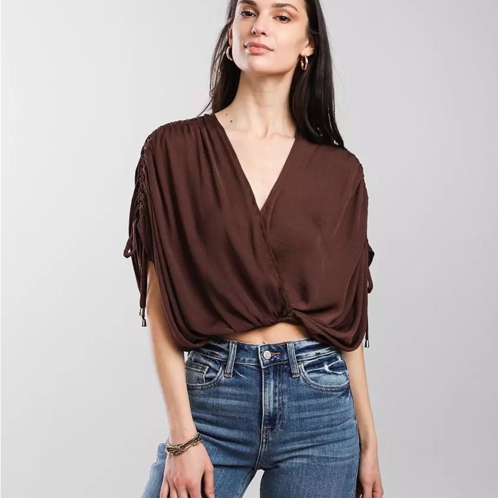 Free People Rachel Silky Top